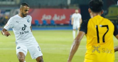 بيراميدز يتعادل 1-1 مع الإنتاج الحربى في الشوط الأول.. فيديو