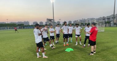 المنتخب الاولمبى يختتم تدريباته المفتوحة ويدخل معسكرا مغلقا غدا