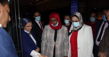 وزيرة الثقافة الليبية تزور دار الكتب والوثائق المصرية