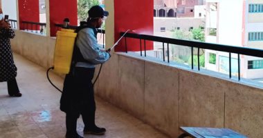 تطهير وتعقيم 86 لجنة لأداء 20 ألفا و280 طالبا وطالبة الامتحانات بكفر الشيخ.. صور