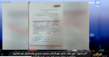 النائب محمد عزمي يكشف عن خطاب مرسل من رئيس حزب الحركة الوطنية لمسؤولي إعداد القائمة الوطنية