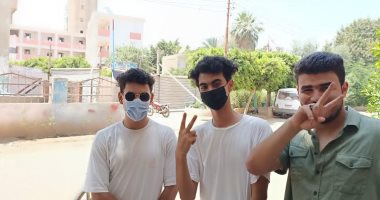 تباين آراء طلاب الثانوية العامة حول امتحان اللغة العربية فى المنوفية
