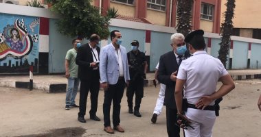 محافظ كفر الشيخ يطمئن على تطبيق الاجراءات الاحترازية ومدير الأمن يتفقد محيط اللجان