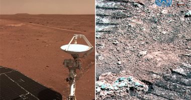 وكالة الفضاء الصينية تنشر 5 صور جديدة لسطح المريخ التقطتها مركبة Zhurong