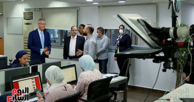 الرئيس التنفيذى لجى بى غبور أوتو فى زيارة لـ"اليوم السابع".. صور 