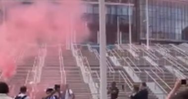 جماهير إنجلترا تحتشد أمام ويمبلي قبل موقعة إيطاليا فى يورو 2020.. فيديو 