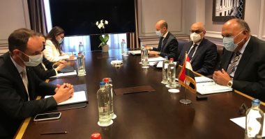سامح شكرى يبحث مع وزير خارجية سلوفينيا مجمل الملفات الإقليمية