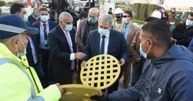 تركيب 14ألف شبكة حماية لمطابق الصرف الصحى بالجيزة لمواجهة سرقة الأغطية