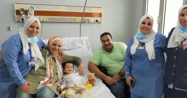 الطفل آسر اتكتبله عمر جديد بعد مبادرة الرئيس السيسى.. نجاح حقنه بأغلى دواء فى العالم.. والده لـ"اليوم السابع": كنت فقدت الأمل وبقيت أسعد إنسان على وجه الأرض.. ووالدته: بحلم أشوفه يلعب زى الأطفال.. صور وفيديو