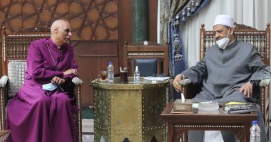 رئيس الكنيسة الأسقفية يهنئ شيخ الأزهر ومفتى الجمهورية بعيد الأضحى.. صور
