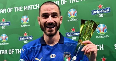 إيطاليا ضد إنجلترا.. بونوتشي أفضل لاعب في نهائي يورو 2020