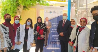 "حياة كريمة".. جامعة بنها تنظم القوافل الطبية بقرى شبين القناطر (صور)