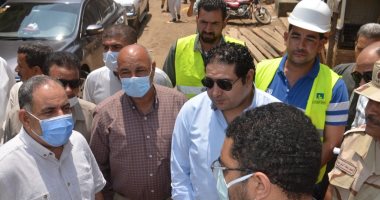 نائب محافظ بنى سويف يتابع العمل بمشروعات "حياة كريمة" بقرى مركز ناصر.. صور
