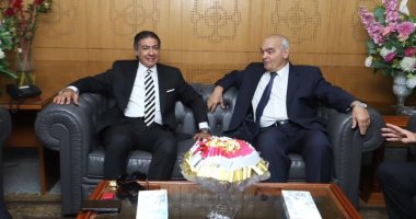 رئيس قضايا الدولة يستقبل رئيس "الاستئناف" وأمين جودة التعليم لتهنئته بمنصبه