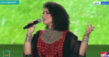 نسمة محجوب: فخورة بالغناء أمام الرئيس للمرة الثانية فى احتفالية "حياة كريمة"