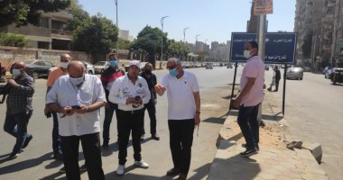 محافظ الجيزة يتفقد الساحات والطريق أسفل محور الفريق كمال عامر بالعمرانية