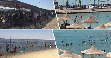 إقبال المواطنين على الشواطئ بالمحافظات الساحلية.. الإسكندرية تستقبل الأهالى والزوار فى 66 شاطئا.. النادى الاجتماعى بالغردقة الأكثر إقبالا بالبحر الأحمر.. وألعاب شاطئية على سواحل بورسعيد و120 منقذا ببلطيم.. صور