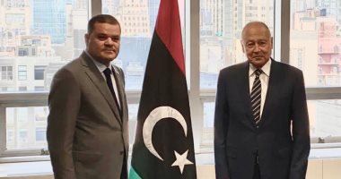 أبو الغيط يلتقى الدبيبة ويعد بزيارة إلى ليبيا فى أقرب وقت