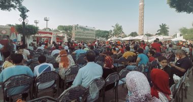 أعضاء أهلي الجزيرة يستعدون لمتابعة نهائي أفريقيا بمقر النادى.. صور