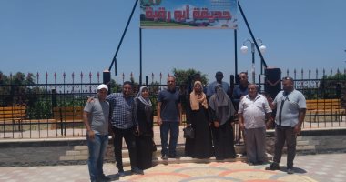رئيس مدينة أشمون يؤكد استلامه حديقة أبو رقبة النموذجية.. صور