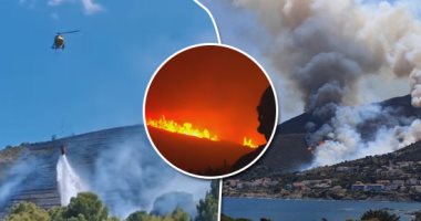 فيديو وصور.. حرائق تجتاح غابات كوستا برافا فى إسبانيا.. تجبر المئات على النزوح وتدمر ألف فدان.. الشرطة تعلن السبب "إلقاء سيجارة".. وتتوعد المتسبب باتهامات جنائية.. و6 طائرات و90 من أطقم الإطفاء تتمكن من السيطرة
