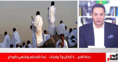 "رحلة الحج" 4 أركان و7 واجبات.. تبدأ بالإحرام وتنتهى بالوداع (فيديو)