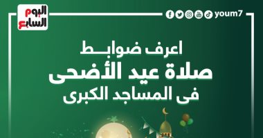 اعرف ضوابط صلاة عيد الأضحى فى المساجد الكبرى.. إنفوجراف