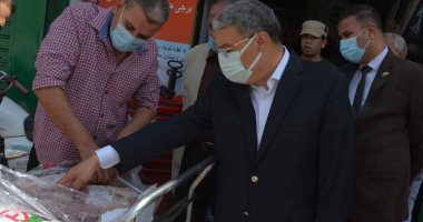 محافظ المنيا يطمئن على توافر السلع بفرع الشركة المصرية لتجارة الجملة