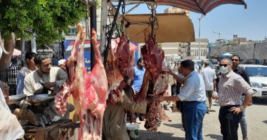 ضبط كمية لحوم ذبحت خارج السلخانة وتحرير 45 محضرا تموينيا في أسيوط.. صور
