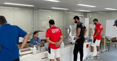 رباعى الأهلى يستخرج "الأى دى" عقب مران المنتخب الأولمبى