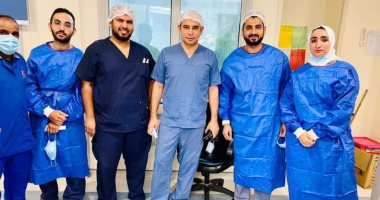 استخراج مسمار سيارة نقل من جمجة مريض بمستشفى أبو خليفة فى 4 ساعات