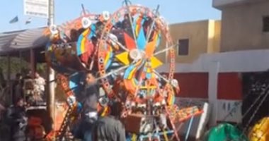 بمب ومراجيح وقطارات.. الملاهى الشعبية تسيطر على احتفالات العيد بالبحيرة.. لايف