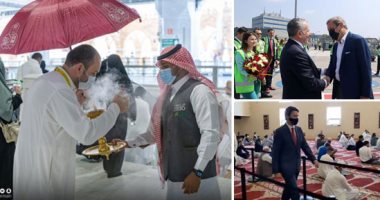 صور وفيديو.. العالم هذا المساء.. شؤون الحرمين تستقبل المصلين فى العيد بالبخور.. جالاتا سراى يصل هولندا استعدادا لمواجهة إيندهوفن فى دورى أبطال أوروبا.. رئيس وزراء كندا يزور مسجدا لتهنئة المسلمين بعيد الأضحى