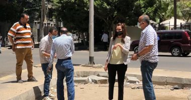 جولات لنائب محافظ الجيزة بحى الدقى لمتابعة مستوى النظافة فى ثانى أيام العيد
