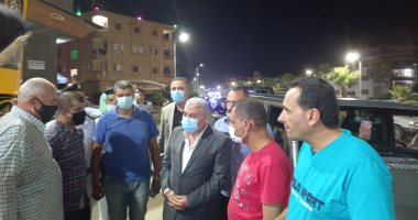 مدير أمن كفر الشيخ يتفقد مصيف بلطيم ليلًا.. صور 