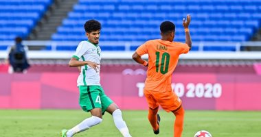تعادل 1-1 بين السعودية وكوت ديفوار في الشوط الأول بأولمبياد طوكيو 
