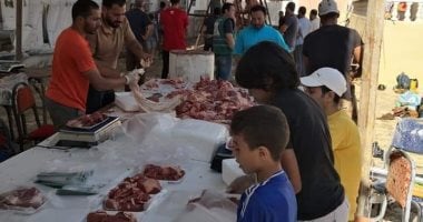 مواصلة توزيع لحوم أضاحى مجانا بشمال سيناء مقدمة من التضامن الاجتماعى