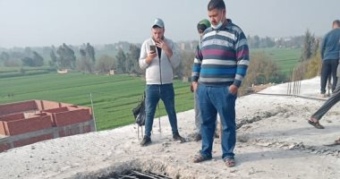 وقف 7 حالات بناء مخالفة بمركزى طنطا وقطور خلال فترة العيد