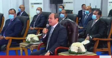 الرئيس السيسى: محاور التنمية الجديدة قادرة على استيعاب الحركة لمدة 20 عاما