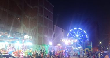 الأطفال والأسر يتوافدون على الملاهى فى رابع أيام العيد ببنى سويف.. فيديو
