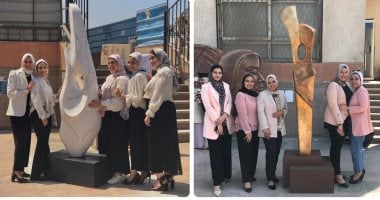 منحوتات طلاب "الفنون التطبيقية" تحلم بميادين العاصمة الإدارية.. اعرف حكايتهم