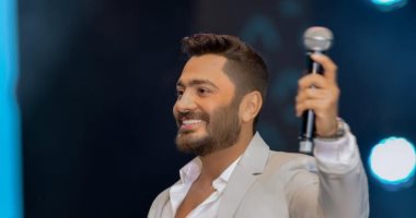 تامر حسنى يتألق فى حفل كامل العدد بأبو ظبى.. صور