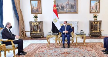 وزير خارجية الأردن ينقل للرئيس السيسي تحيات الملك عبد الله الثانى.. الرئيس يثمن جهود الحكومة الأردنية فى رعاية الجالية المصرية.. و"الصفدى" يشيد بجهود مصر لوقف إطلاق النار بين إسرائيل وفلسطين ومبادرة إعمار غزة