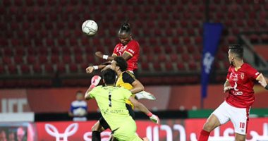 بواليا يحتفل بهدف الأهلي القاتل في مرمى الإنتاج الحربى
