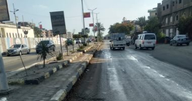 حملة نظافة مكبرة بمداخل مدينة المحلة.. صور