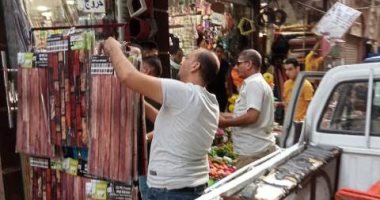 حملات دورية لرفع الإشغالات ومصادرة الشيش من المقاهى بالشرقية