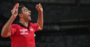 عمر عصر يتوج ببطولة أفريقيا لتنس الطاولة بعد قهر  بطل نيجيرىا 4/1