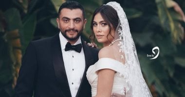 أول صور من فرح الفنانة هاجر أحمد بحضور أحمد جمال.. فيديو