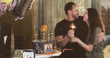 أحمد خالد صالح يفاجئ هنادى مهنا فى عيد ميلادها.. وترد: ممتنة بوجودك وأحبك "صور"