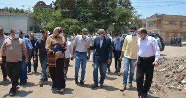 محافظ القليوبية يشهد استلام قطعة أرض لإقامة محطة رفع كوم السمن بشبين القناطر